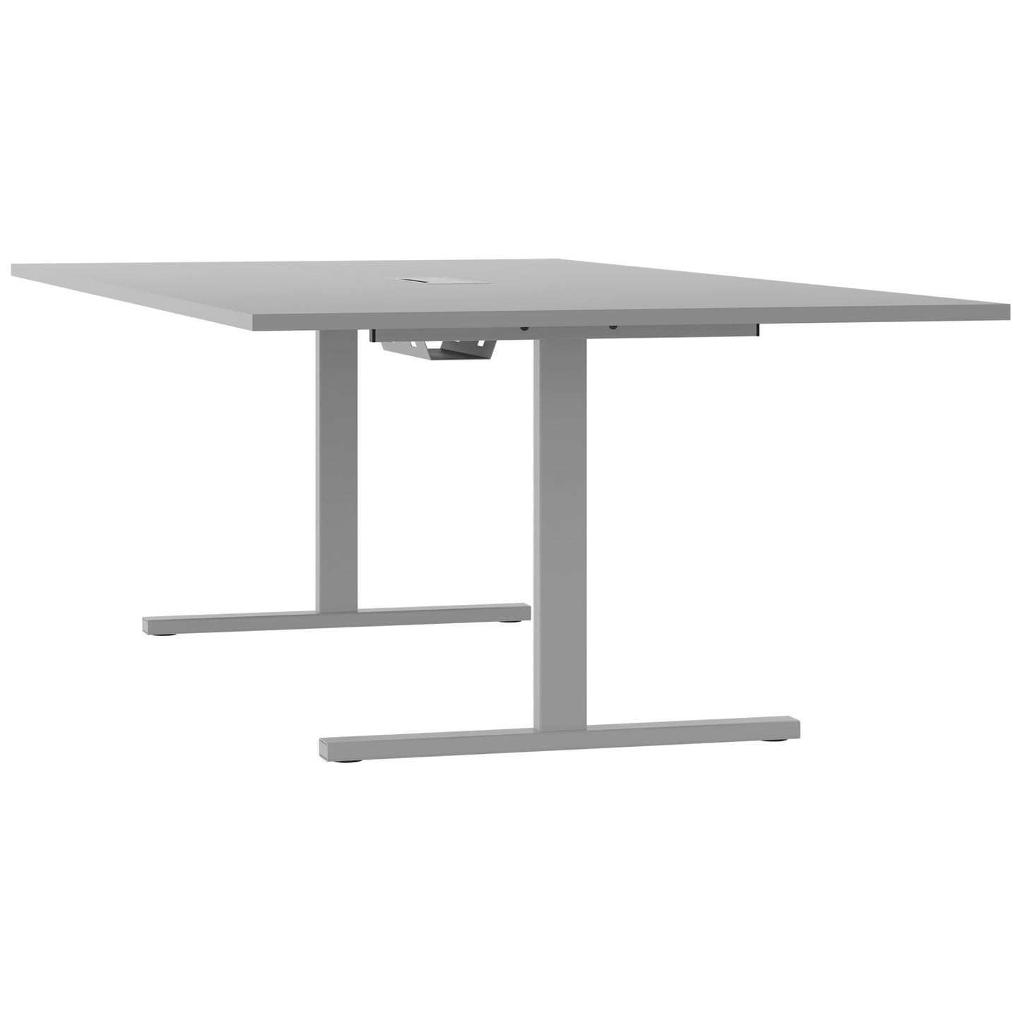 T-EASY Tabella della conferenza | 2400 x 1200 mm (10-12 persone), grigio elettrificato, perla