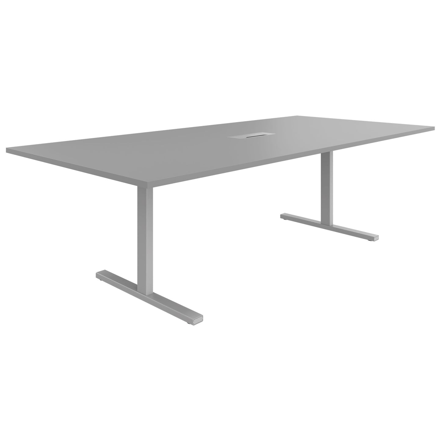 T-EASY Tabella della conferenza | 2400 x 1200 mm (10-12 persone), grigio elettrificato, perla