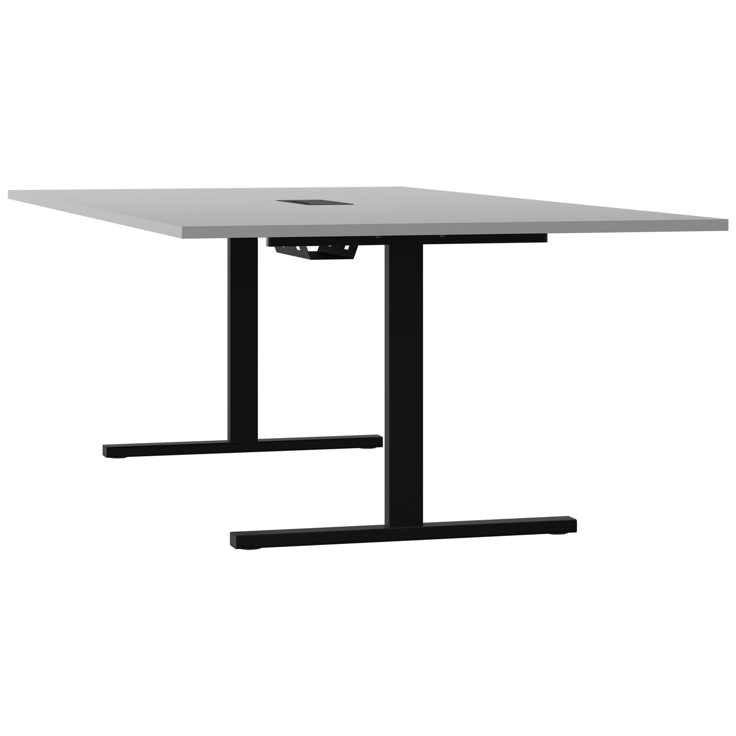 T-EASY Tabella della conferenza | 2400 x 1200 mm (10-12 persone), grigio elettrificato, perla