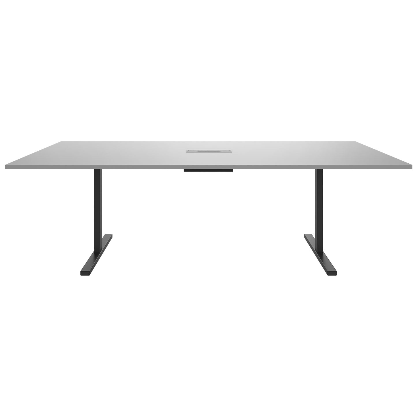 T-EASY Tabella della conferenza | 2400 x 1200 mm (10-12 persone), grigio elettrificato, perla