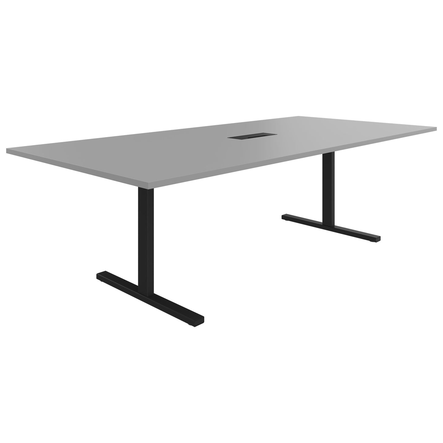 T-EASY Tabella della conferenza | 2400 x 1200 mm (10-12 persone), grigio elettrificato, perla