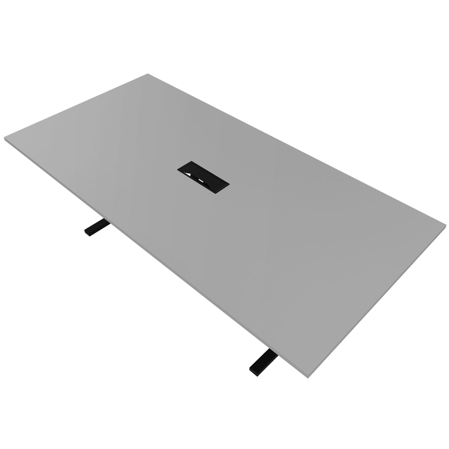 T-EASY Tabella della conferenza | 2400 x 1200 mm (10-12 persone), grigio elettrificato, perla