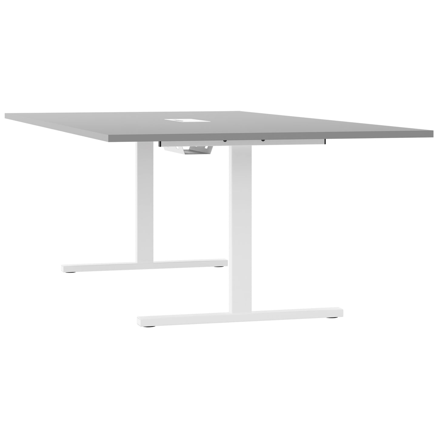 T-EASY Tabella della conferenza | 2400 x 1200 mm (10-12 persone), grigio elettrificato, perla