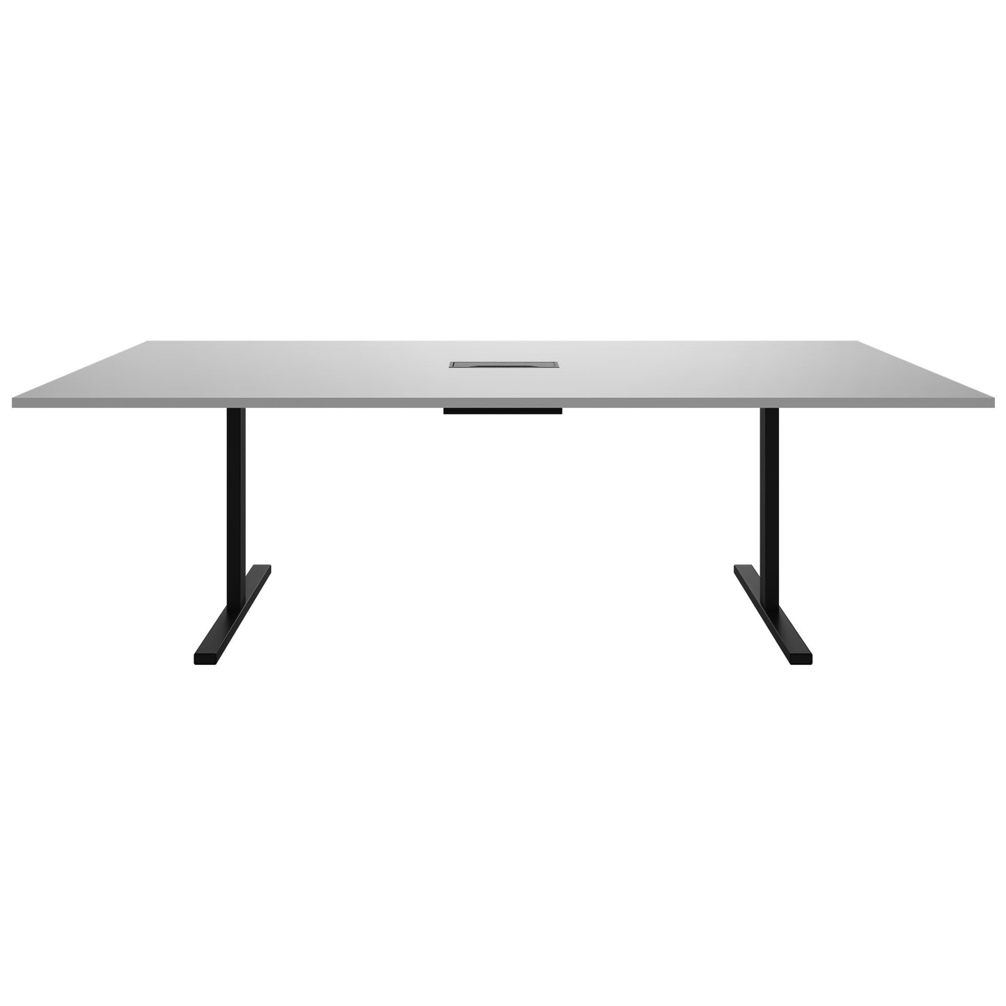 T-EASY Tabella della conferenza | 2400 x 1200 mm (10-12 persone), grigio elettrificato, perla