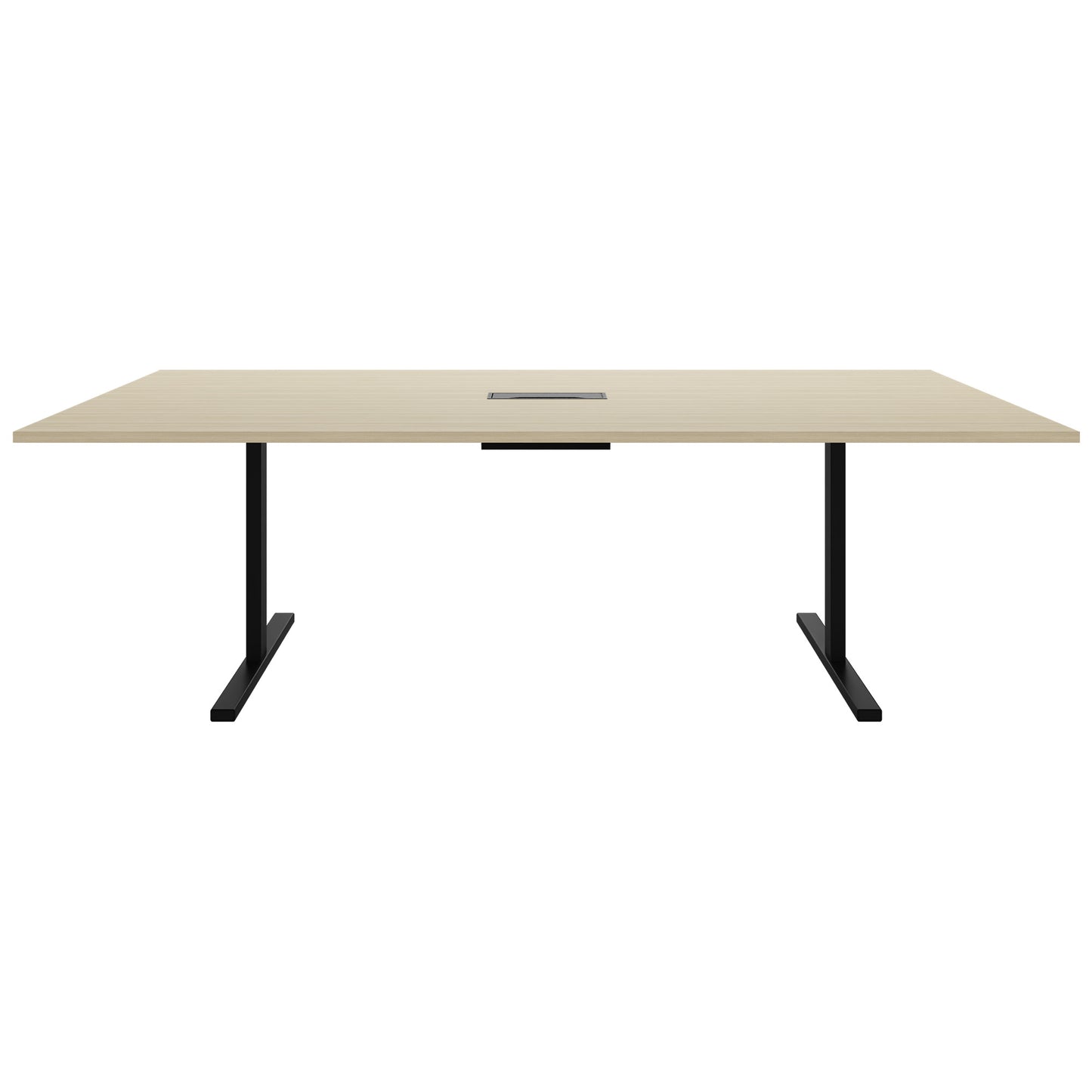 T-EASY Tableau de conférence | 2400 x 1200 mm (10 - 12 personnes), électrifiée, cendres de sable
