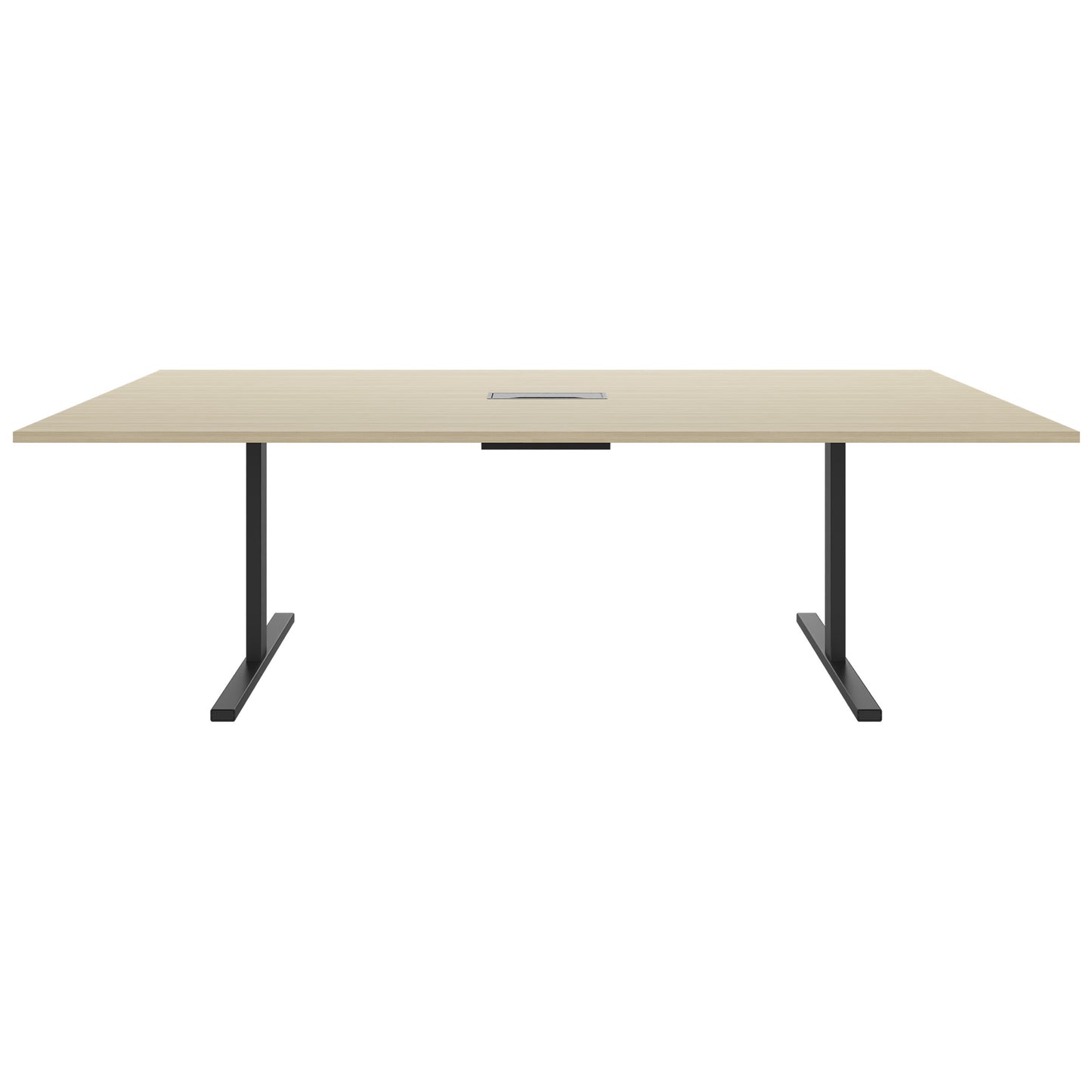 T-EASY Tableau de conférence | 2400 x 1200 mm (10 - 12 personnes), électrifiée, cendres de sable