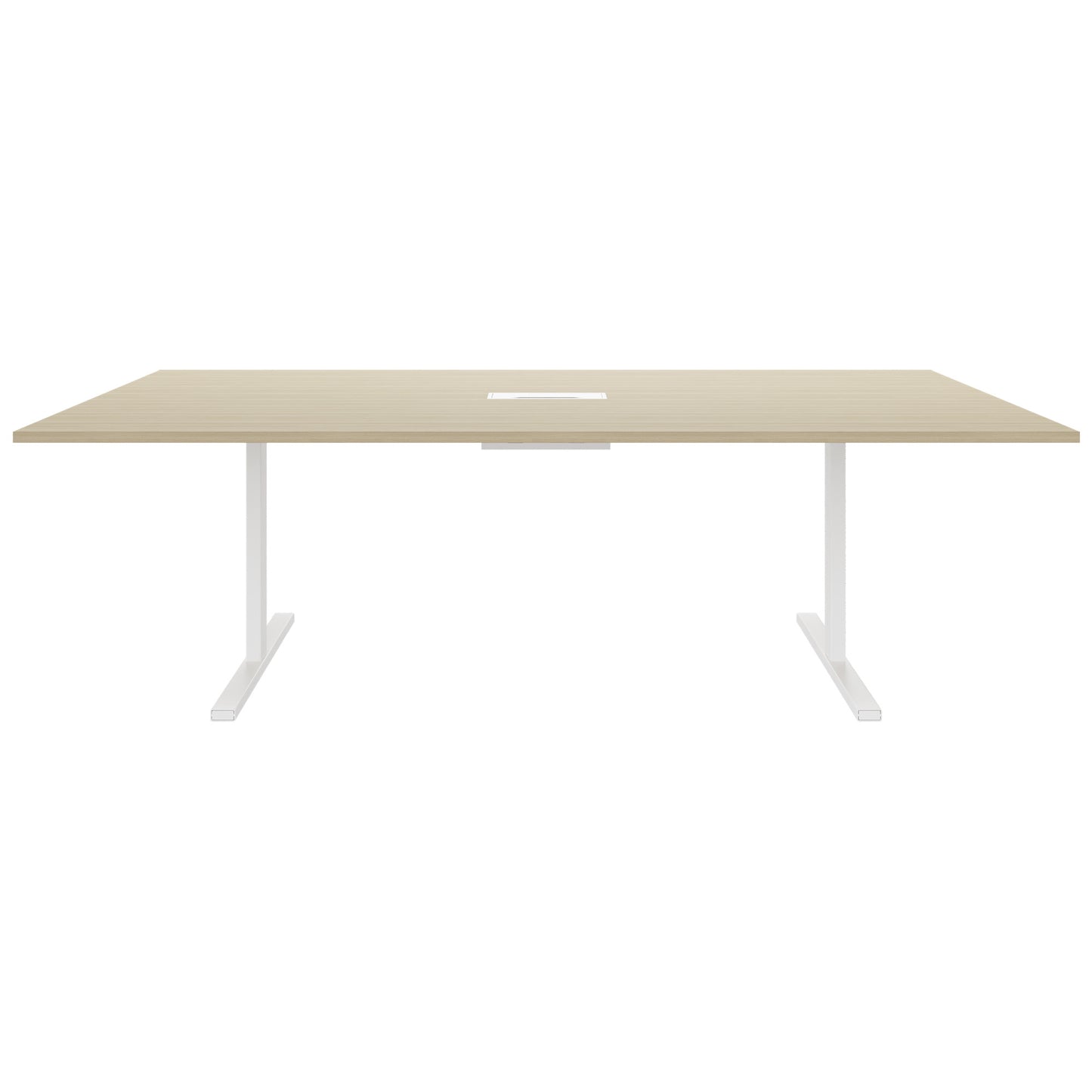 T-EASY Tableau de conférence | 2400 x 1200 mm (10 - 12 personnes), électrifiée, cendres de sable