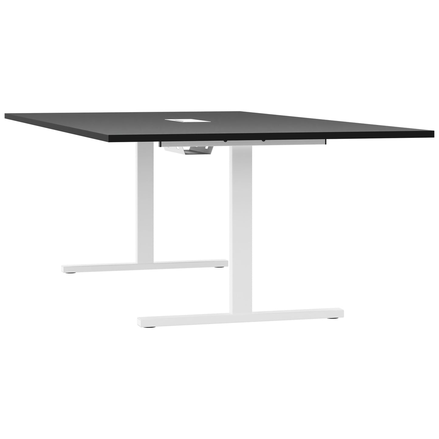 T-EASY Tableau de conférence | 2400 x 1200 mm (10 - 12 personnes), électrifié, noir