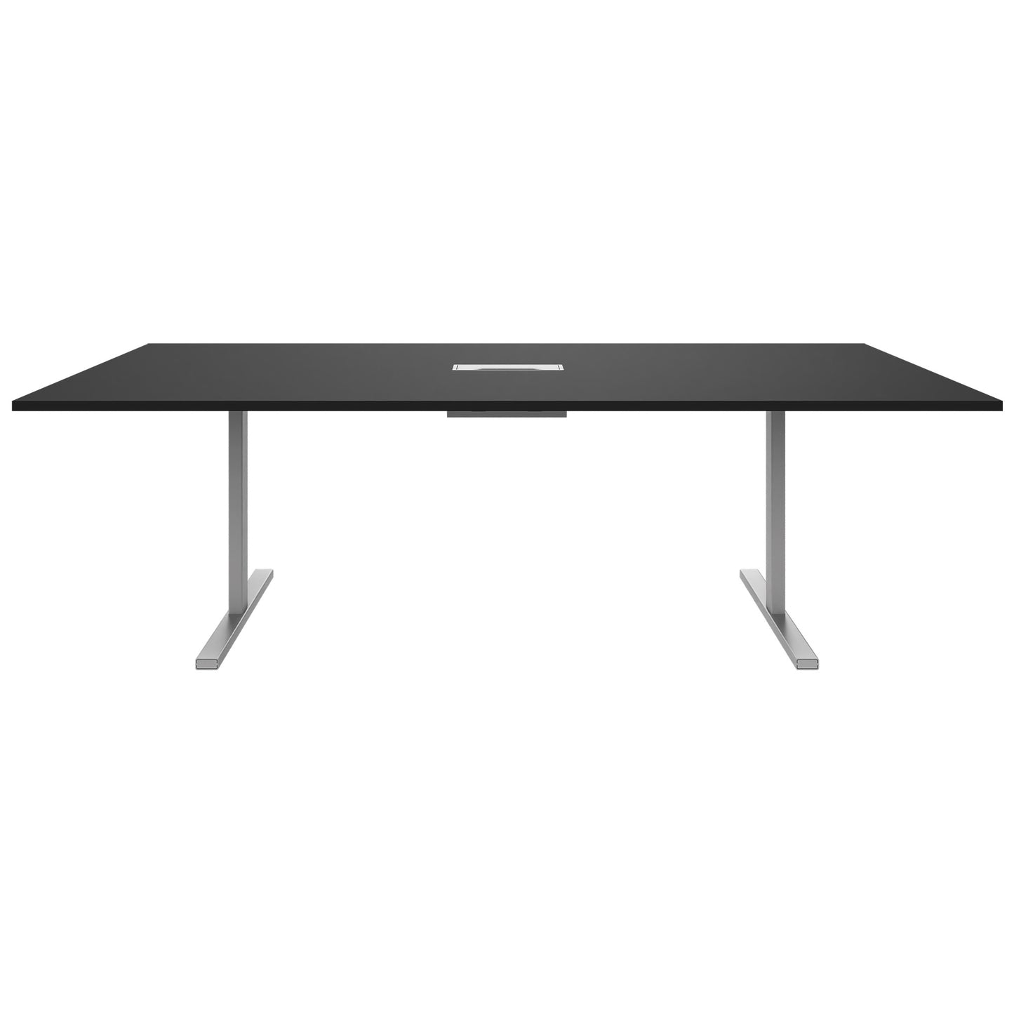 T-EASY Tableau de conférence | 2400 x 1200 mm (10 - 12 personnes), électrifié, noir