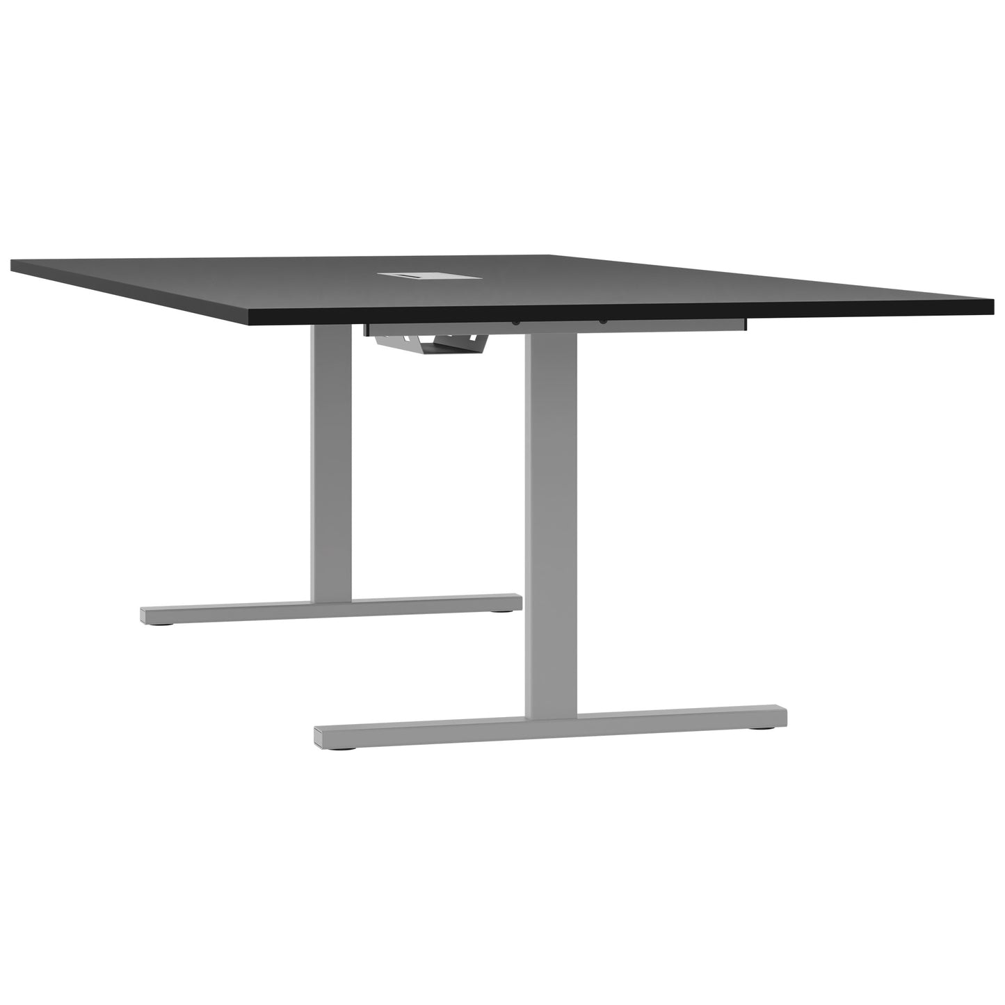 T-EASY Tableau de conférence | 2400 x 1200 mm (10 - 12 personnes), électrifié, noir