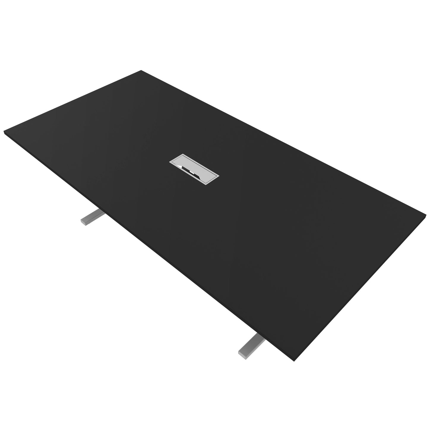 T-EASY Tableau de conférence | 2400 x 1200 mm (10 - 12 personnes), électrifié, noir