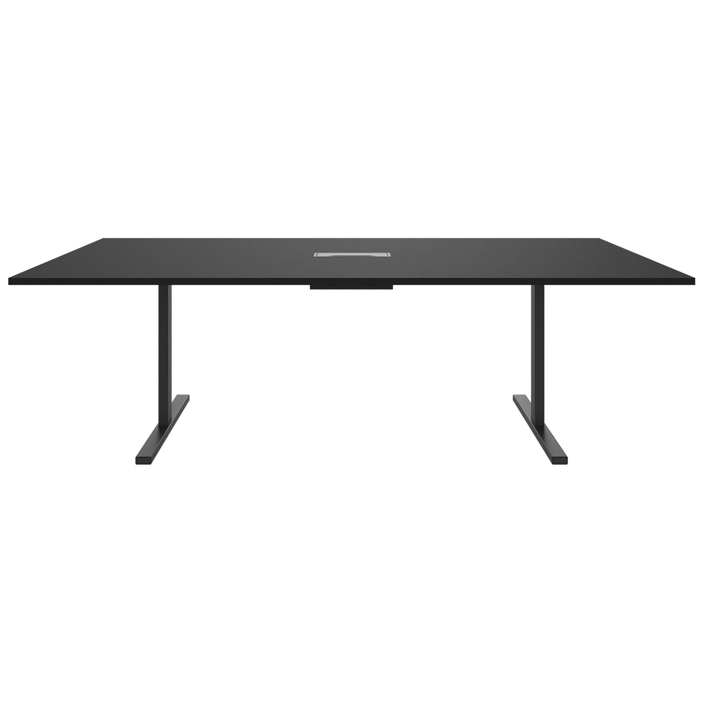 T-EASY Tableau de conférence | 2400 x 1200 mm (10 - 12 personnes), électrifié, noir