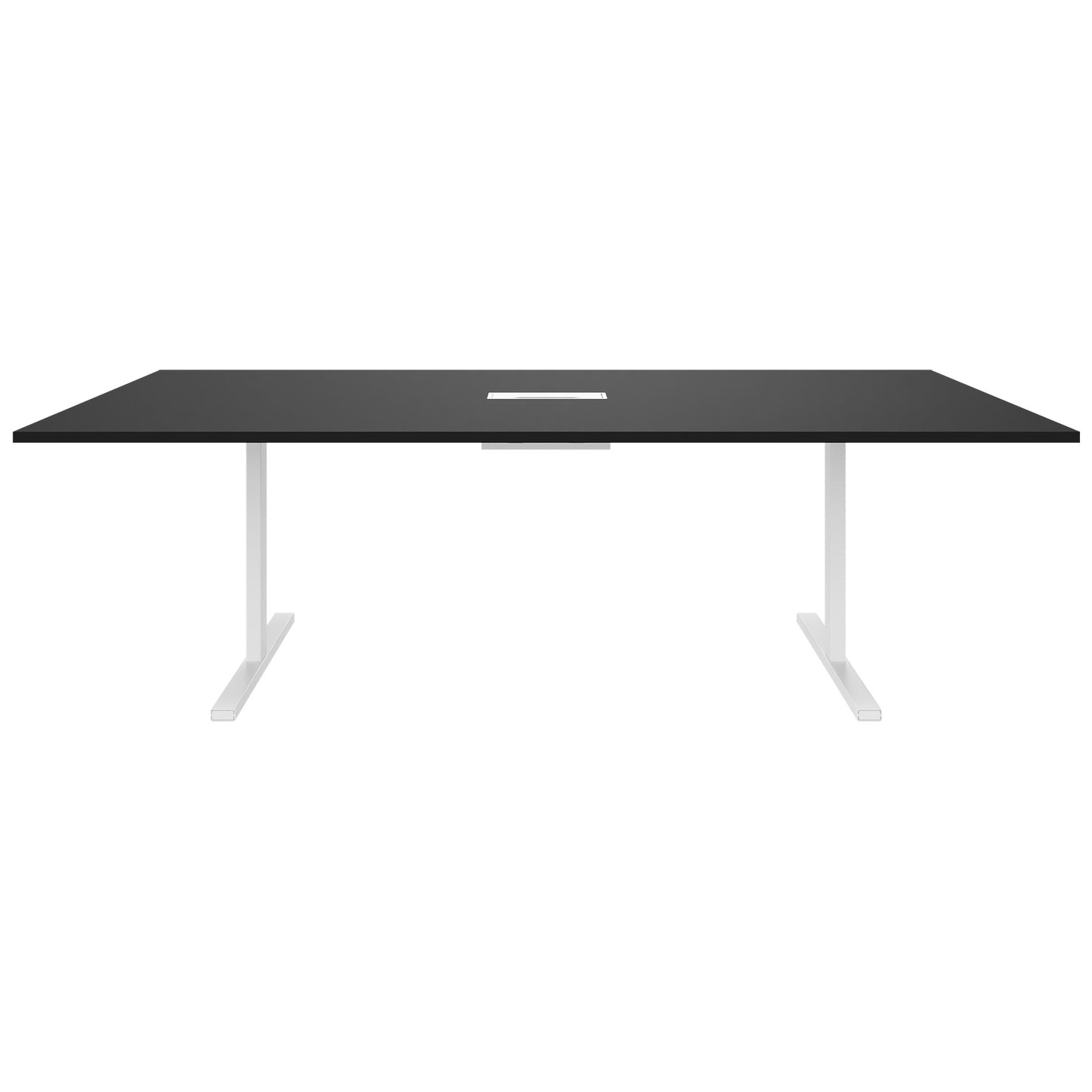 T-EASY Tableau de conférence | 2400 x 1200 mm (10 - 12 personnes), électrifié, noir