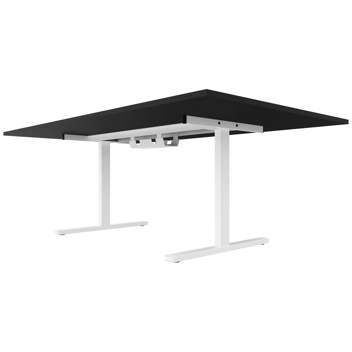 T-EASY Tableau de conférence | 2400 x 1200 mm (10 - 12 personnes), électrifié, noir
