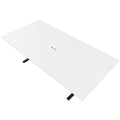 T-EASY Konferenztisch | 2400 x 1200 mm (10 - 12 Personen), elektrifiziert, Weiß - 5 Thumbnail Image