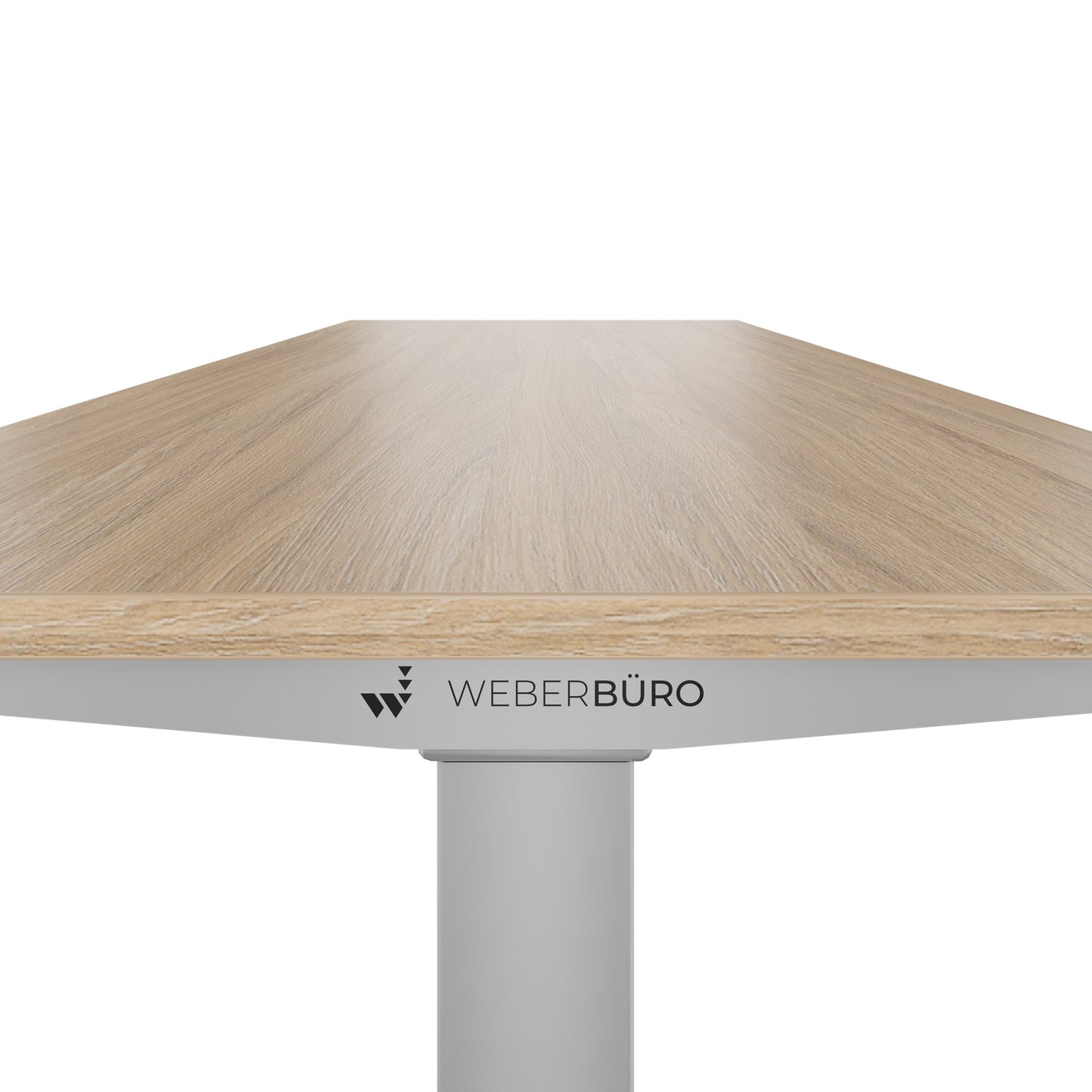 TELDRA Home, 2-Motoren-Schreibtisch | 1200 - 1600 mm, elektrisch höhenverstellbar, Bernsteineiche