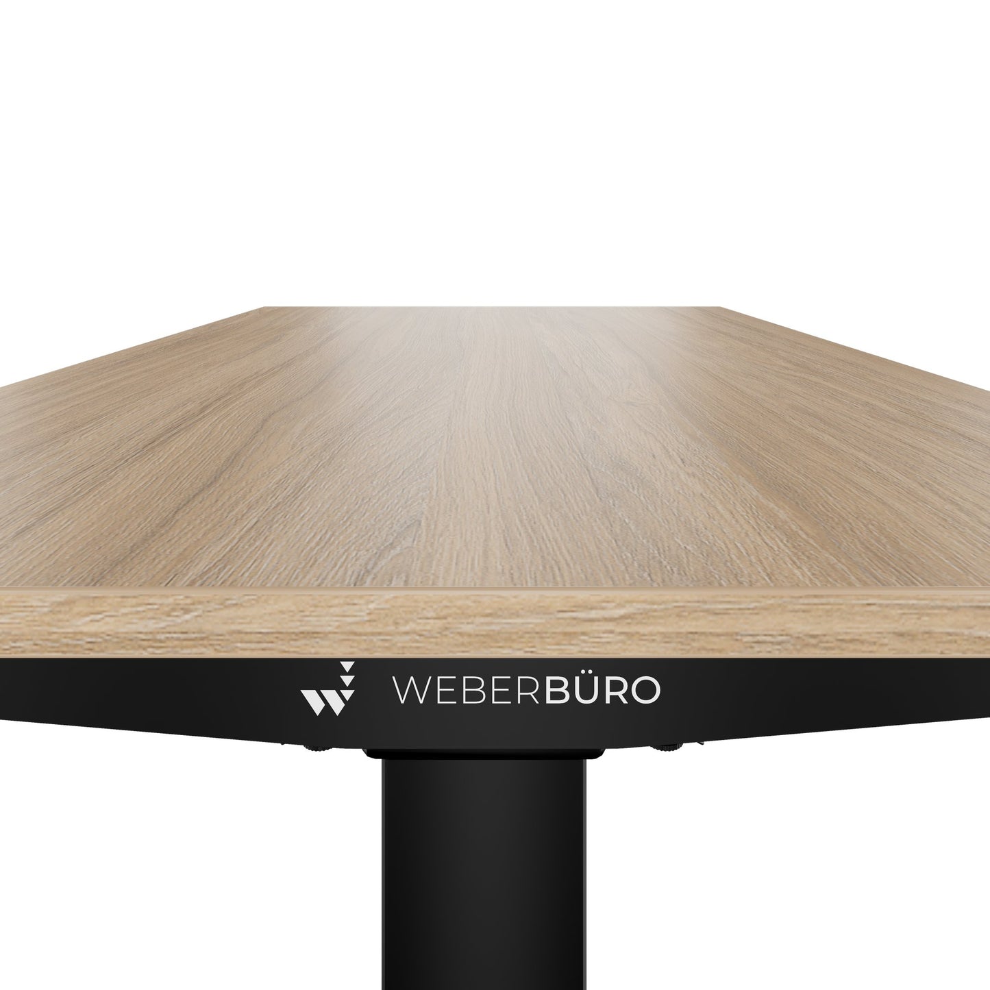 TELDRA Home, 2-Motoren-Schreibtisch | 1200 - 1600 mm, elektrisch höhenverstellbar, Bernsteineiche