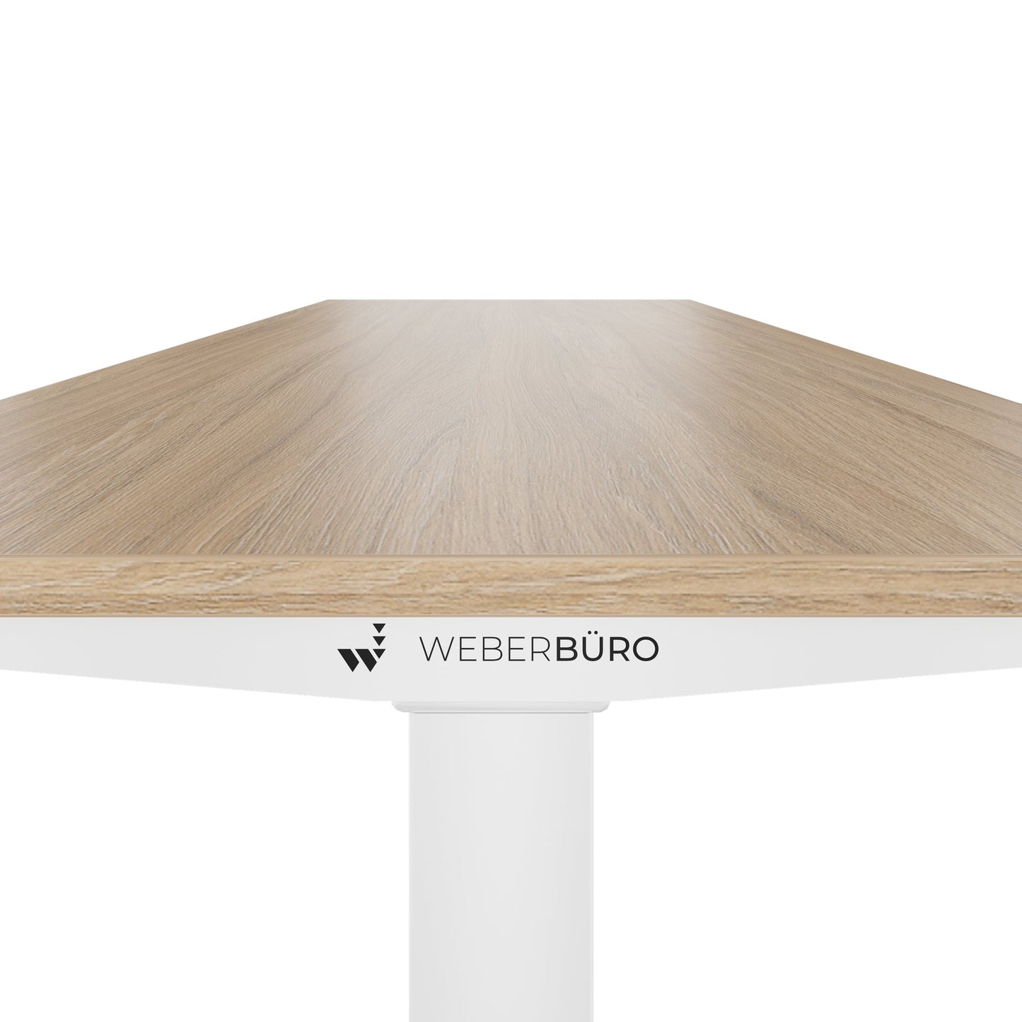 TELDRA Home, Desk a 2 motori | 1200 - 1600 mm, regolabile in altezza elettricamente, quercia ambra