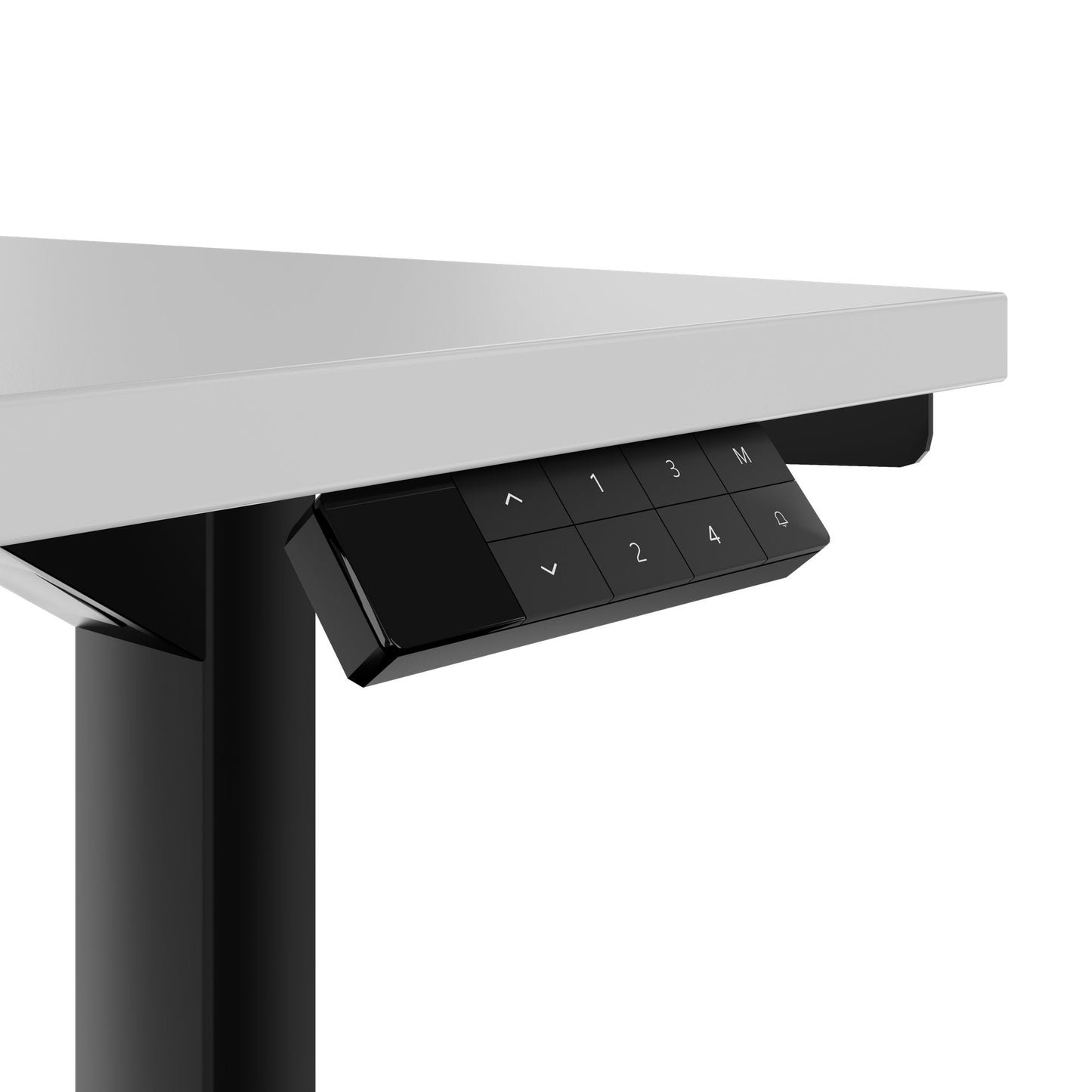TELDRA Home, 2-Motoren-Schreibtisch | 1200 - 1400 mm, elektrisch höhenverstellbar, Perlgrau