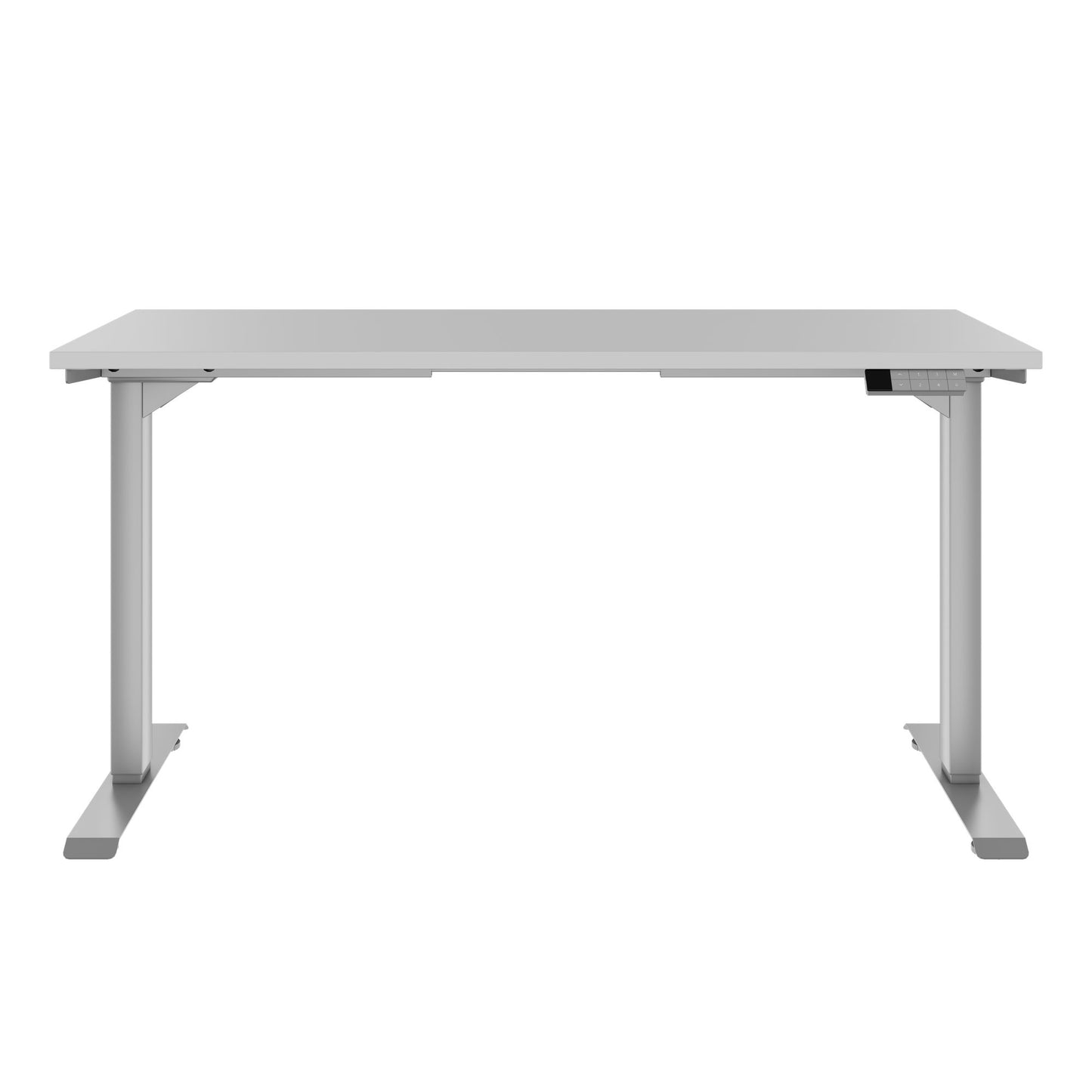 TELDRA Home, 2-Motoren-Schreibtisch | 1200 - 1400 mm, elektrisch höhenverstellbar, Perlgrau