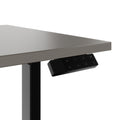 TELDRA Home, 2-Motoren-Schreibtisch | 1600 x 800 mm, elektrisch höhenverstellbar, Cubanitgrau - 5 Thumbnail Image