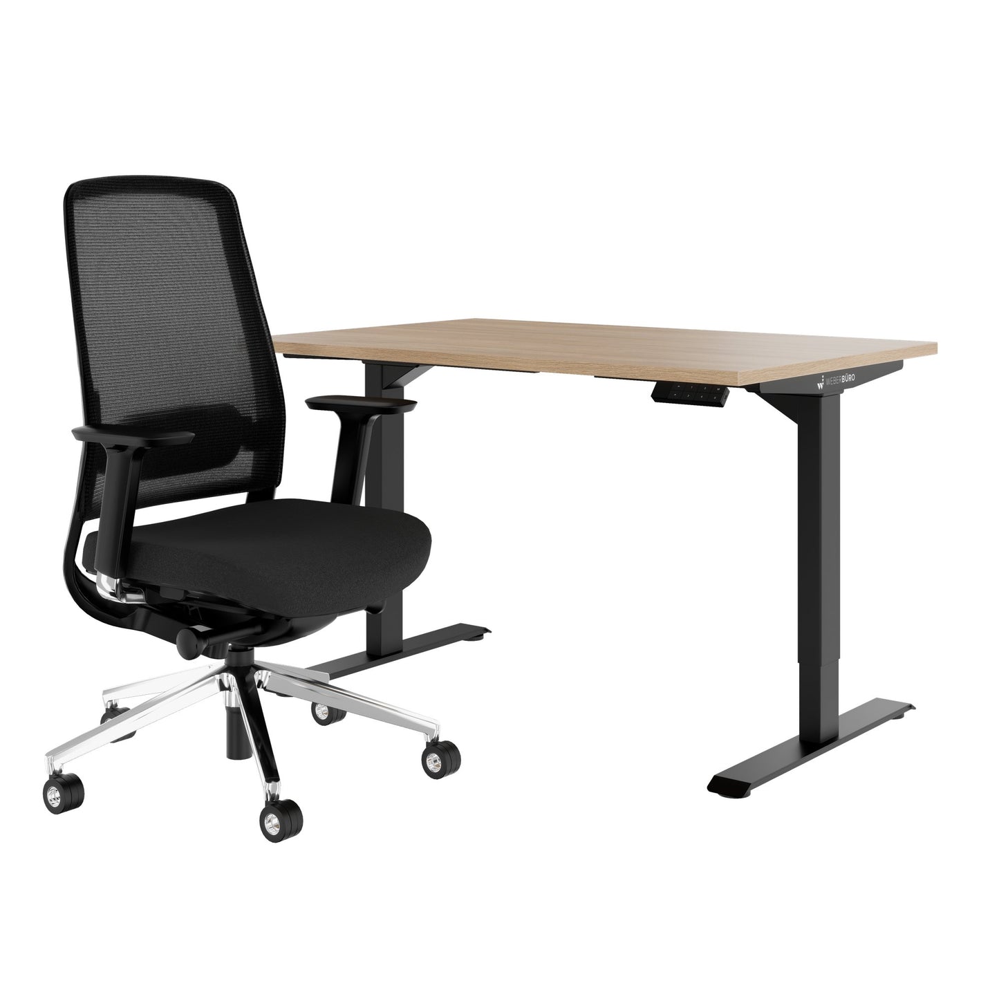 TELDRA Home & FILO | Arbeitsplatz-Set, Bernsteineiche
