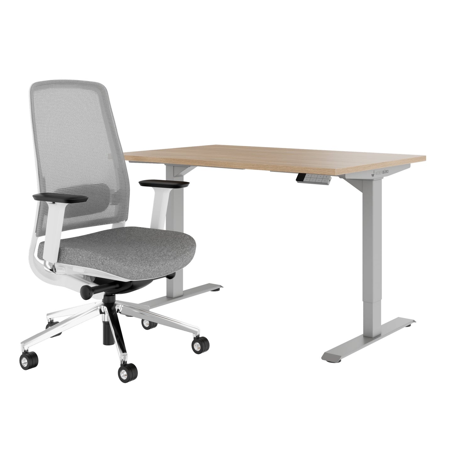 TELDRA Home & FILO | Arbeitsplatz-Set, Bernsteineiche
