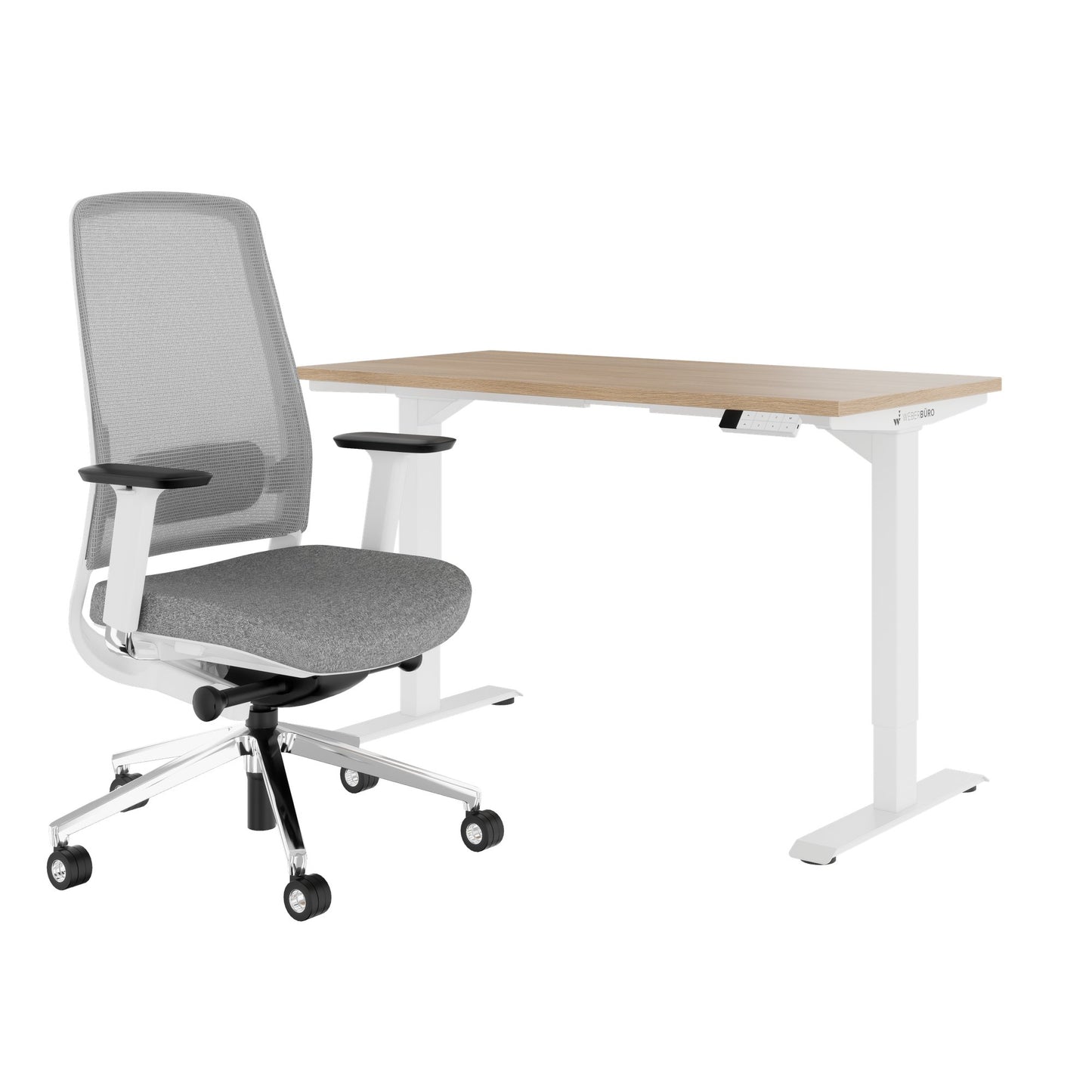 TELDRA Home & FILO | Arbeitsplatz-Set, Bernsteineiche