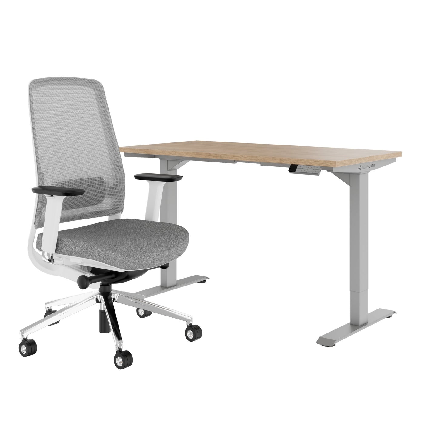 TELDRA Home & FILO | Arbeitsplatz-Set, Bernsteineiche