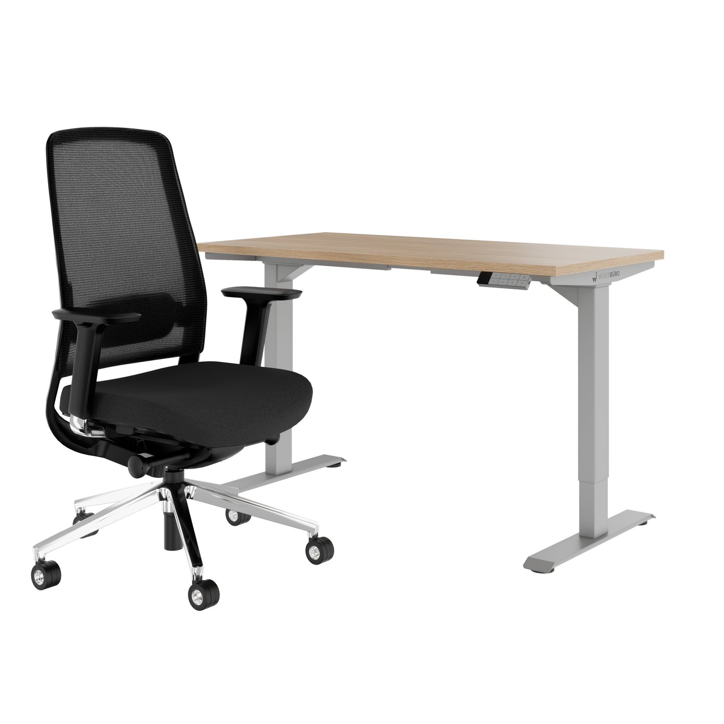 TELDRA Home & FILO | Arbeitsplatz-Set, Bernsteineiche