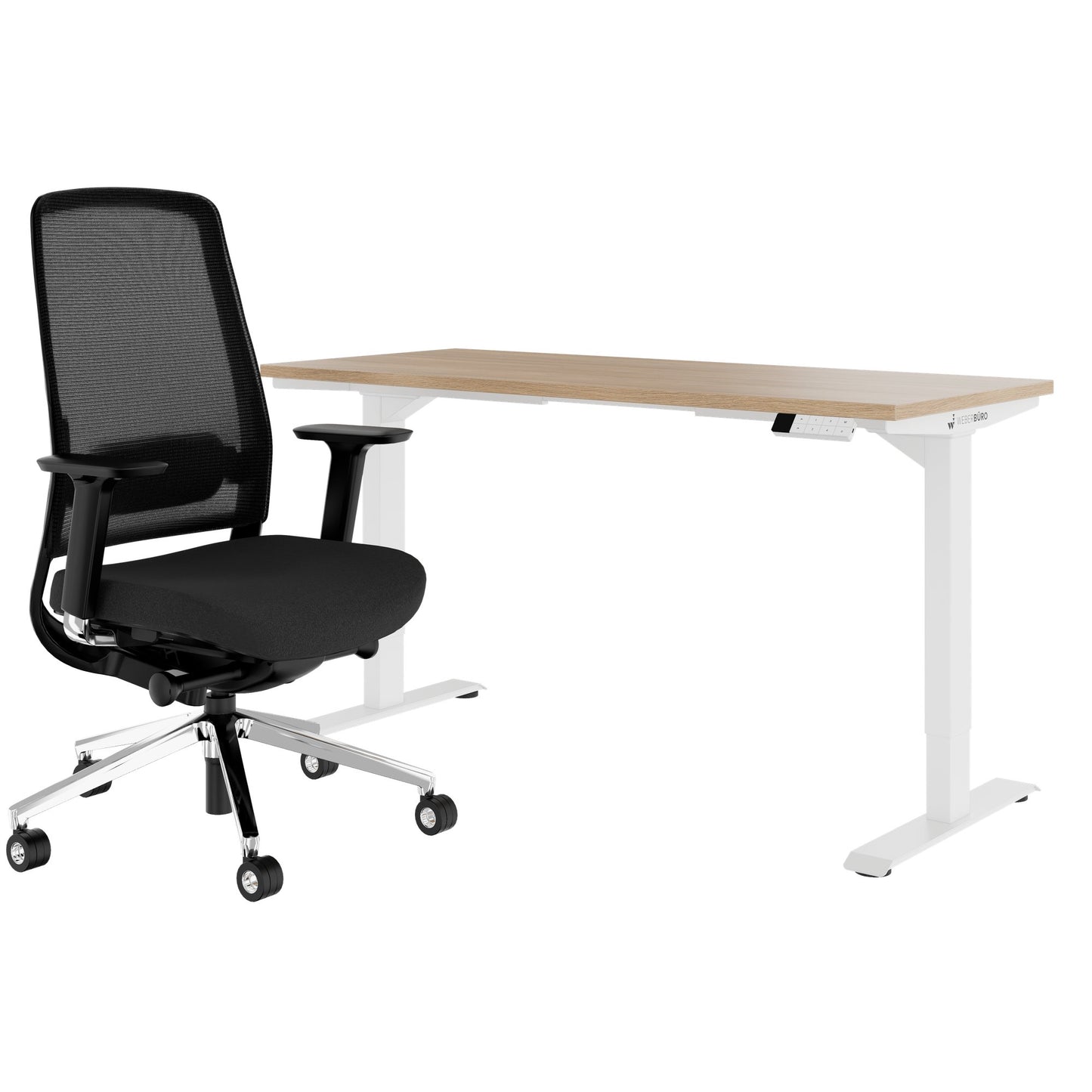 TELDRA Home & FILO | Arbeitsplatz-Set, Bernsteineiche