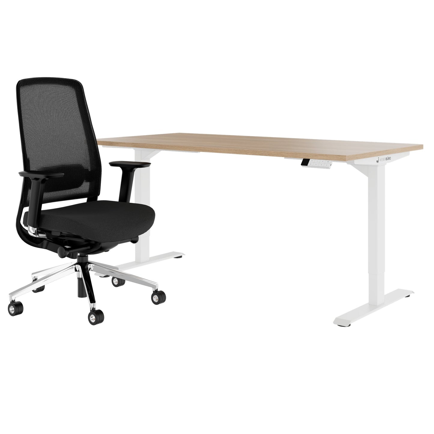 TELDRA Home & FILO | Arbeitsplatz-Set, Bernsteineiche