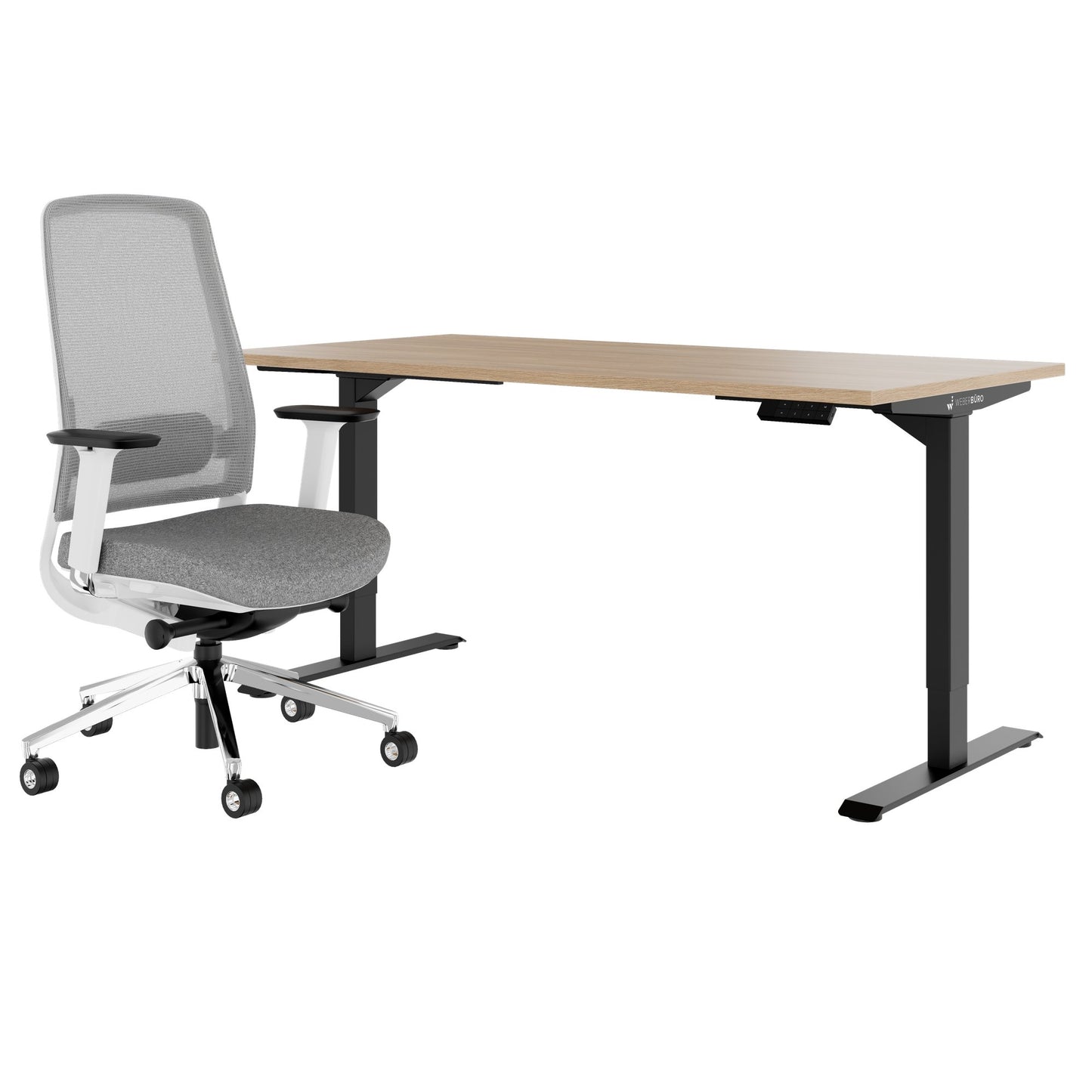 TELDRA Home & FILO | Arbeitsplatz-Set, Bernsteineiche