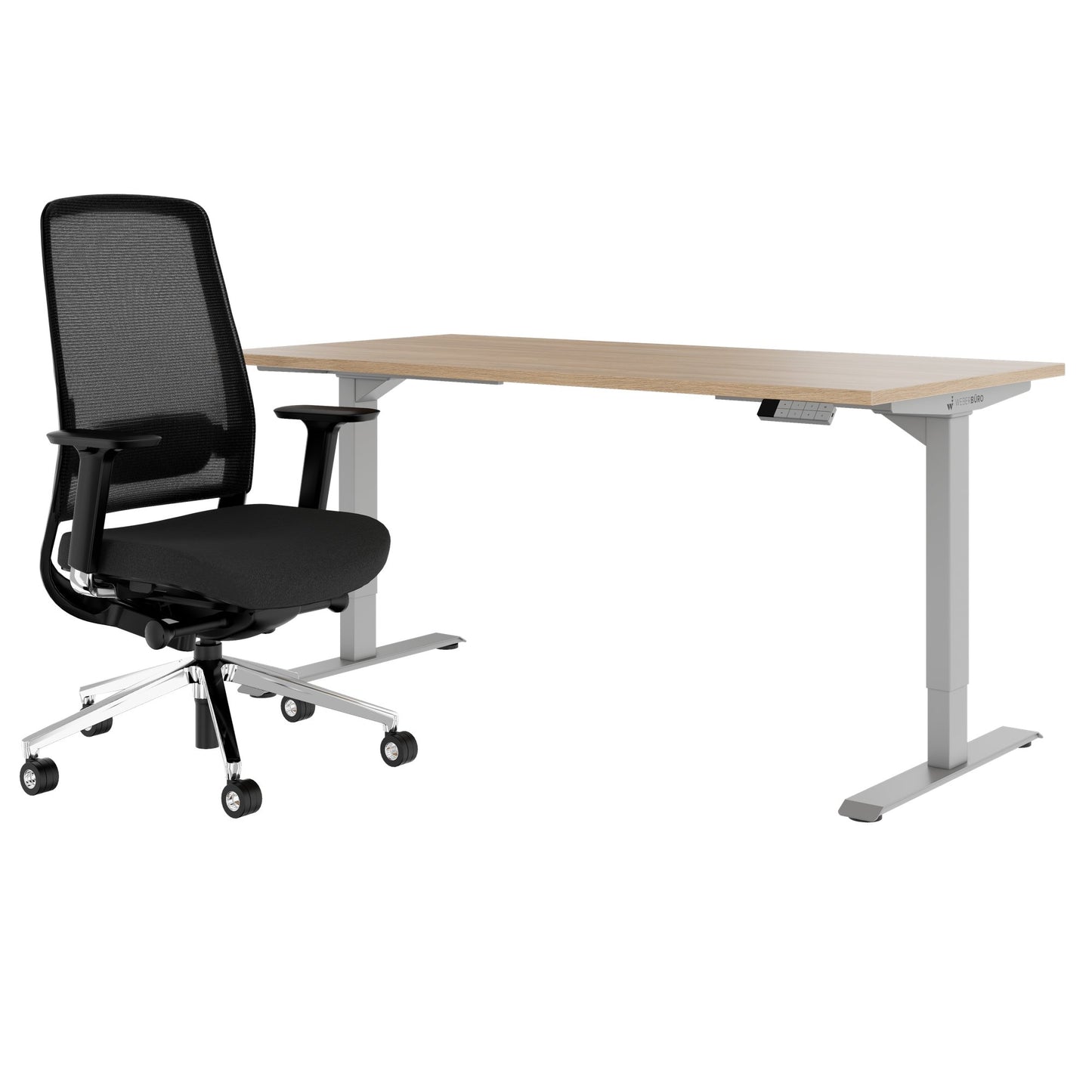 TELDRA Home & FILO | Arbeitsplatz-Set, Bernsteineiche