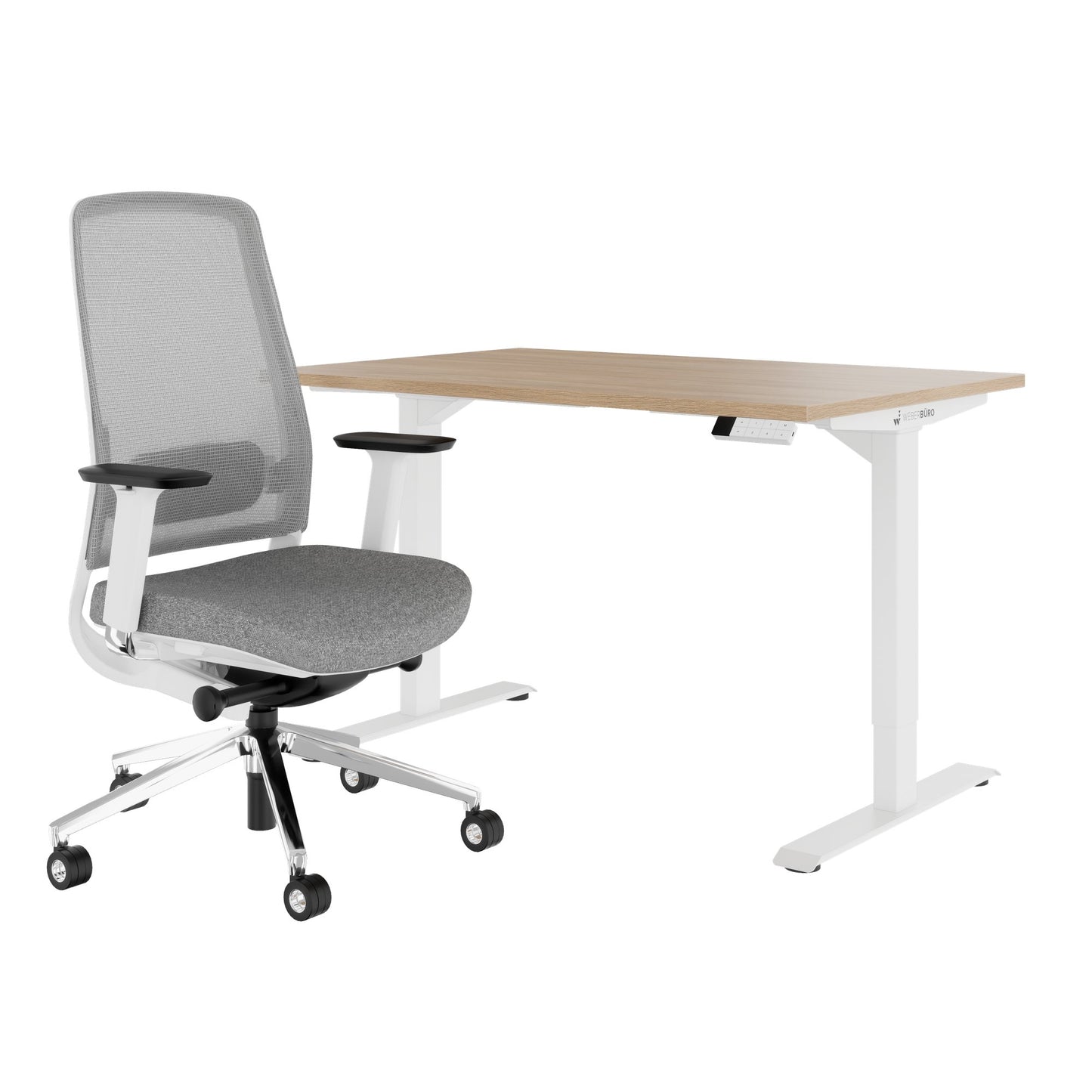 TELDRA Home & FILO | Arbeitsplatz-Set, Bernsteineiche