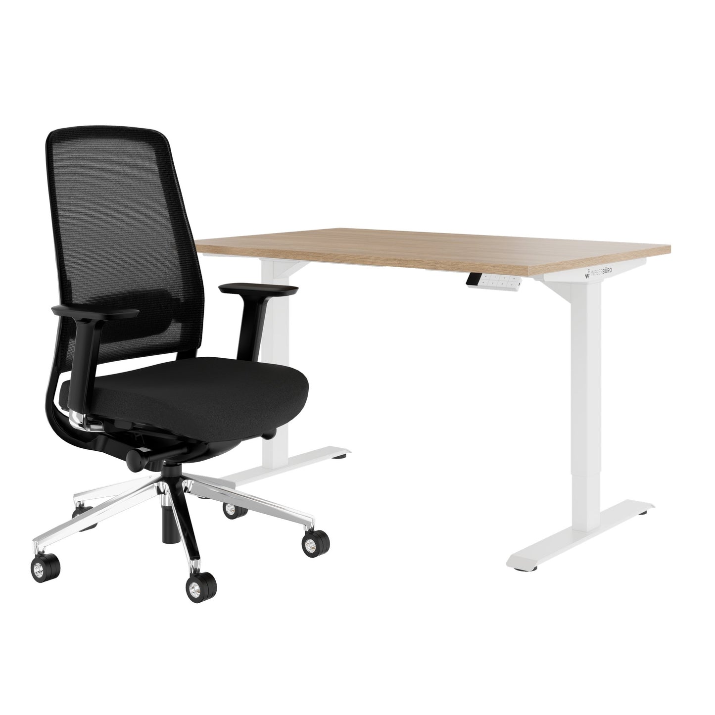 TELDRA Home & FILO | Arbeitsplatz-Set, Bernsteineiche