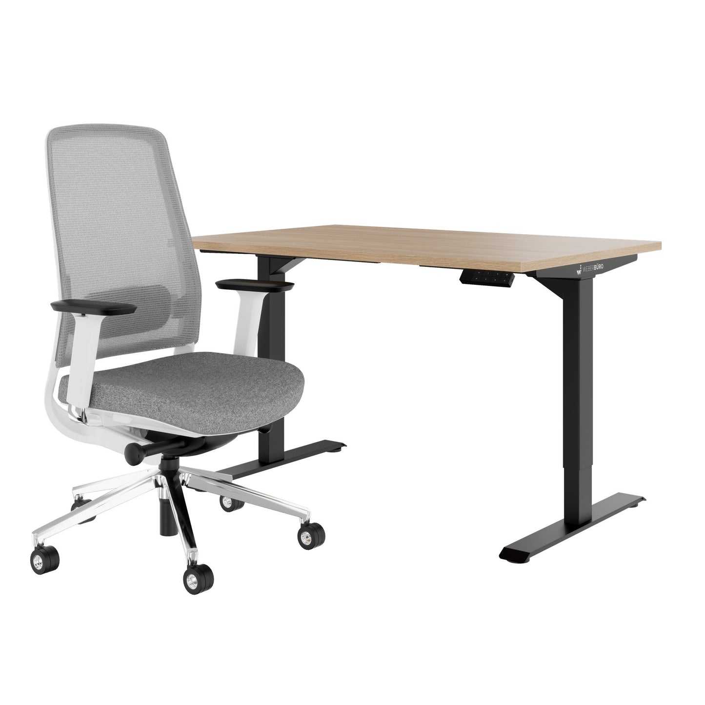 TELDRA Home & FILO | Arbeitsplatz-Set, Bernsteineiche