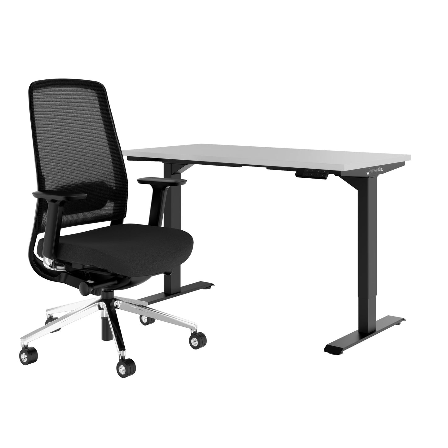 TELDRA Home & FILO | Arbeitsplatz-Set, Perlgrau