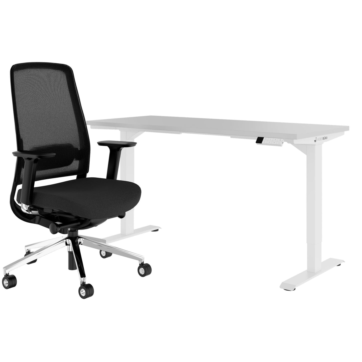 TELDRA Home & FILO | Arbeitsplatz-Set, Perlgrau