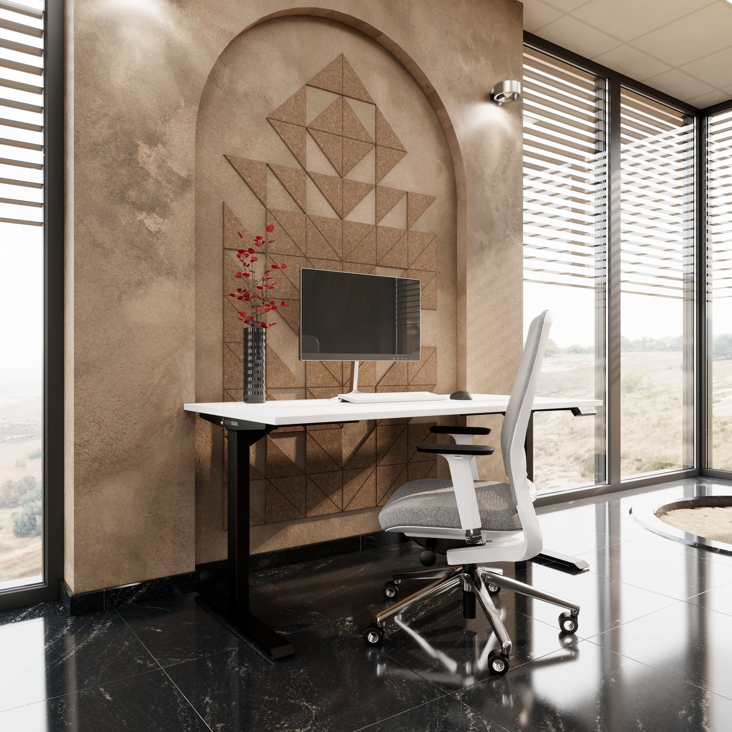 TELDRA Home & FILO | Arbeitsplatz-Set, Weiß