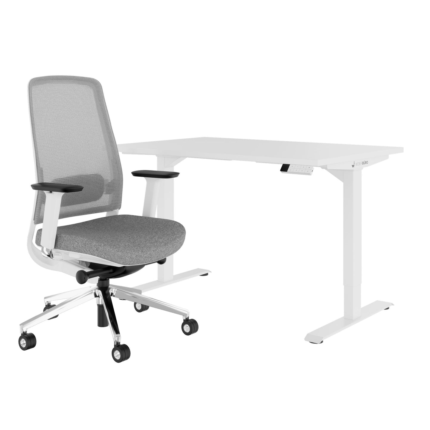 TELDRA Home & FILO | Arbeitsplatz-Set, Weiß