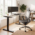 TELDRA Office, 2-Motoren-Schreibtisch | 1200 - 1800 mm, elektrisch höhenverstellbar, Sandgrau - 20 Thumbnail Image