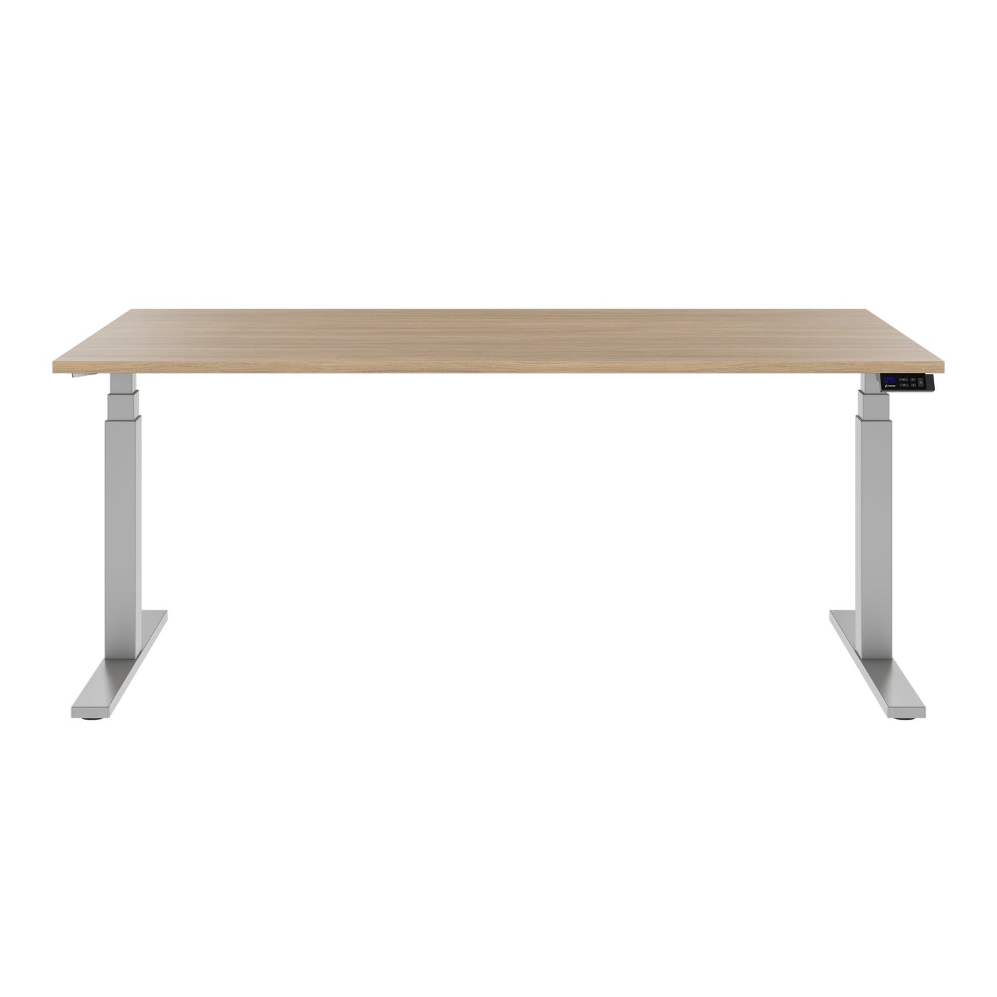 TELDRA Office, 2-Motoren-Schreibtisch | 1200 - 2000 x 800 mm, elektrisch höhenverstellbar, Bernsteineiche