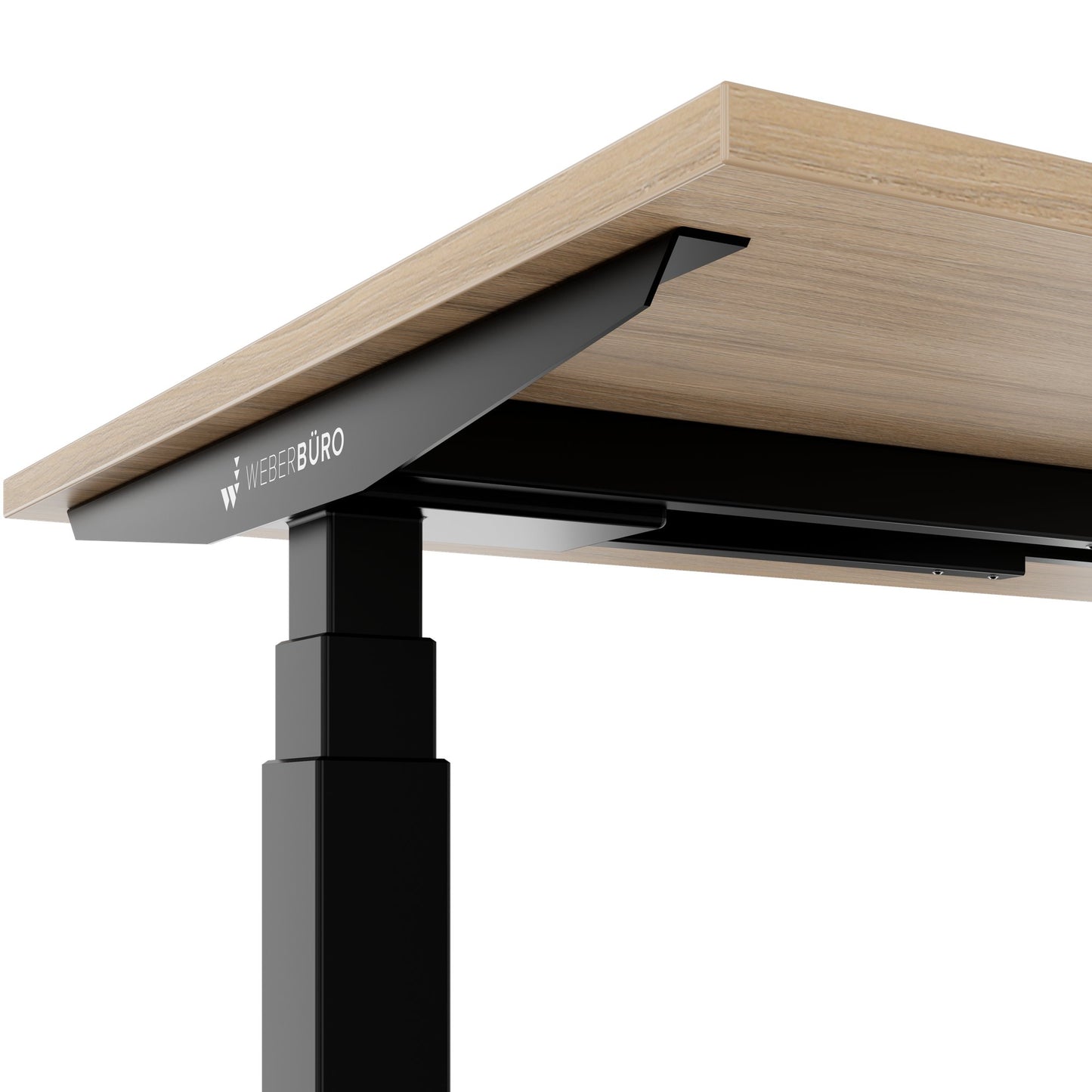 TELDRA Office, 2-Motoren-Schreibtisch | 1200 - 2000 x 800 mm, elektrisch höhenverstellbar, Bernsteineiche