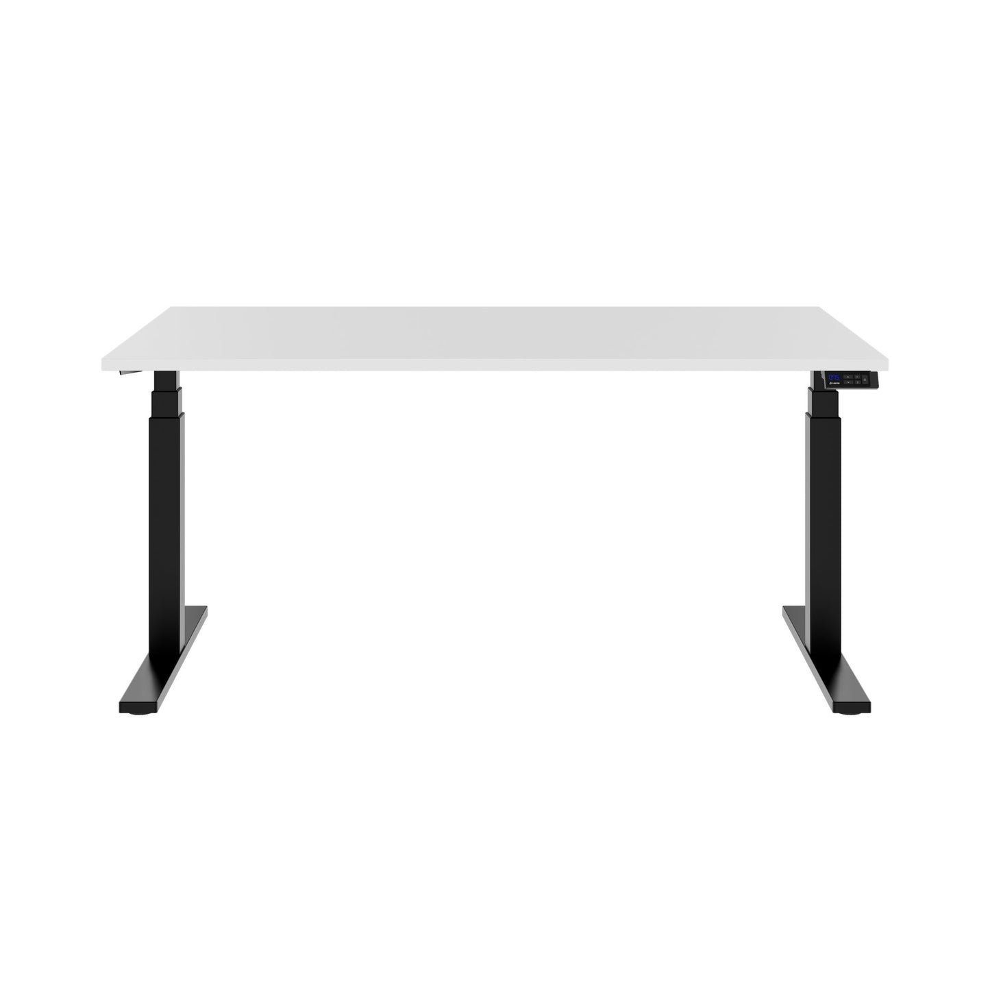 TELDRA Office, 2-Motoren-Schreibtisch | 1200 - 2000 x 800 mm, elektrisch höhenverstellbar, Weiß
