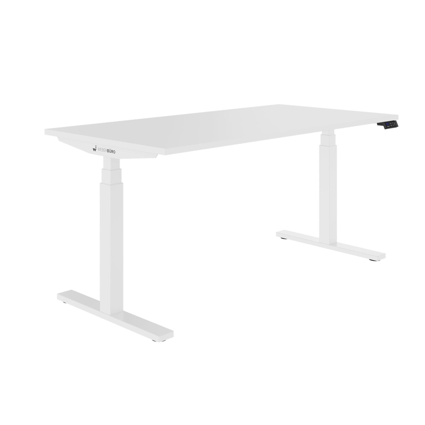 TELDRA Office, 2-Motoren-Schreibtisch | 1200 - 2000 x 800 mm, elektrisch höhenverstellbar, Weiß