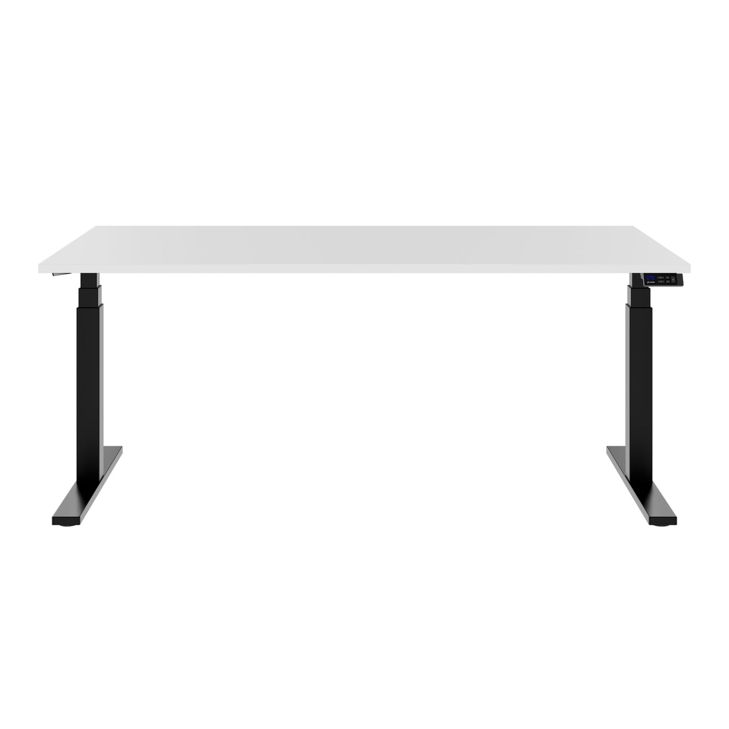 TELDRA Office, 2-Motoren-Schreibtisch | 1200 - 2000 x 800 mm, elektrisch höhenverstellbar, Weiß