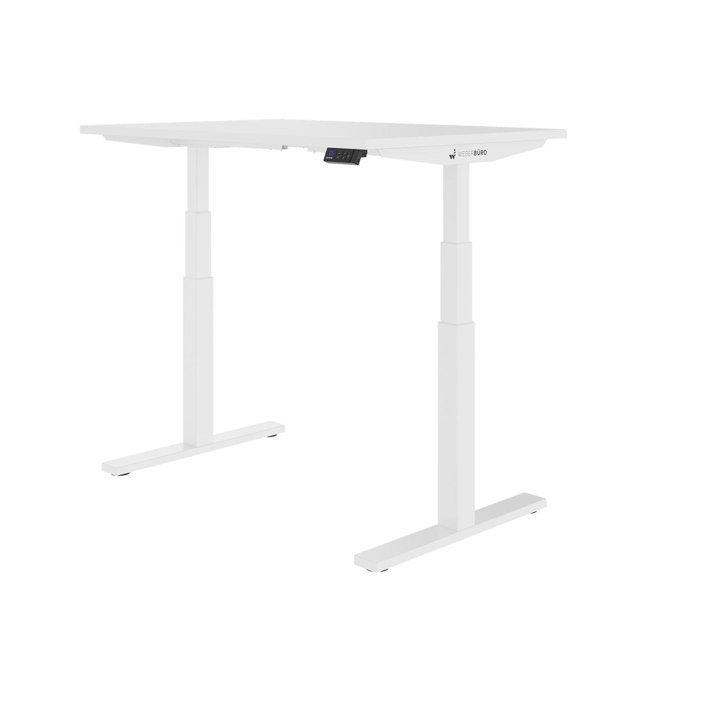 TELDRA Office, 2-Motoren-Schreibtisch | 1200 - 2000 x 800 mm, elektrisch höhenverstellbar, Weiß