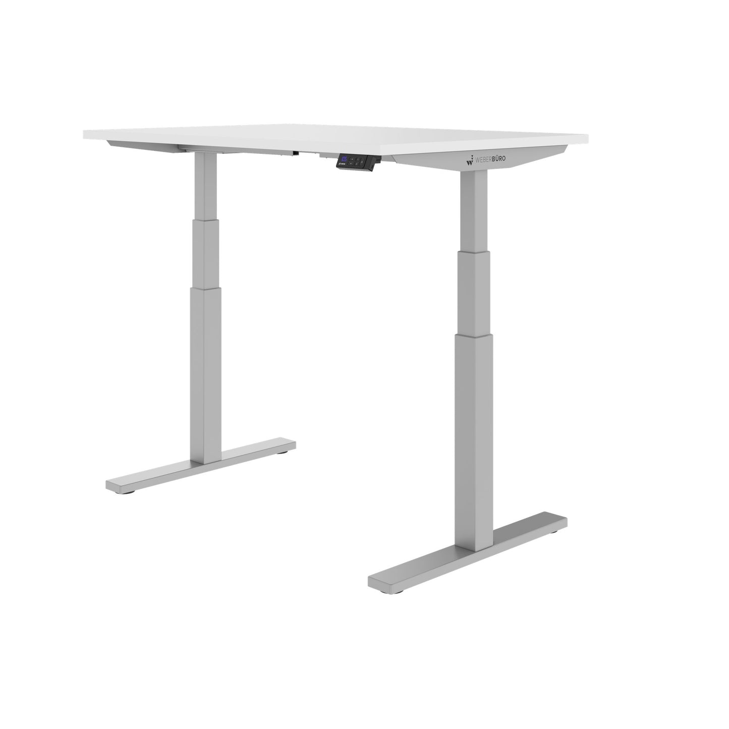 TELDRA Office, 2-Motoren-Schreibtisch | 1200 - 2000 x 800 mm, elektrisch höhenverstellbar, Weiß