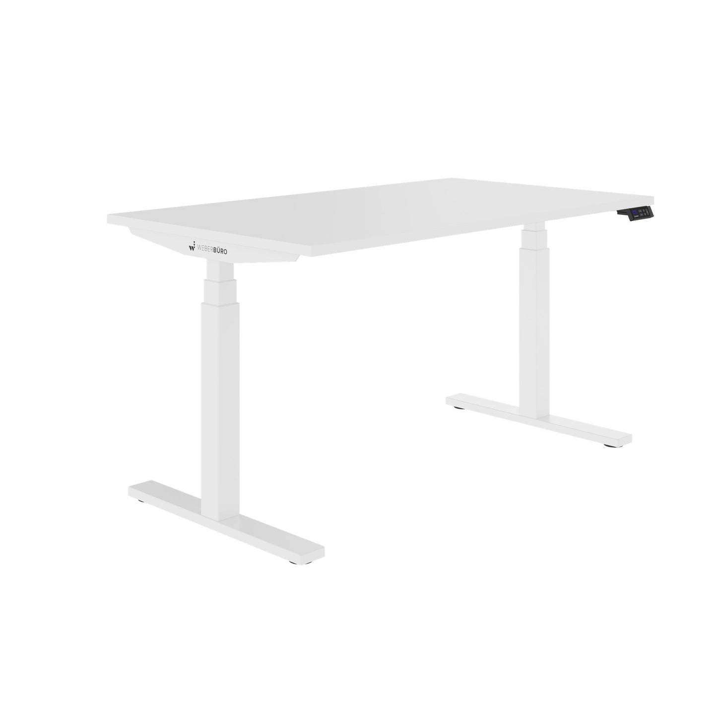 TELDRA Office, 2-Motoren-Schreibtisch | 1200 - 2000 x 800 mm, elektrisch höhenverstellbar, Weiß